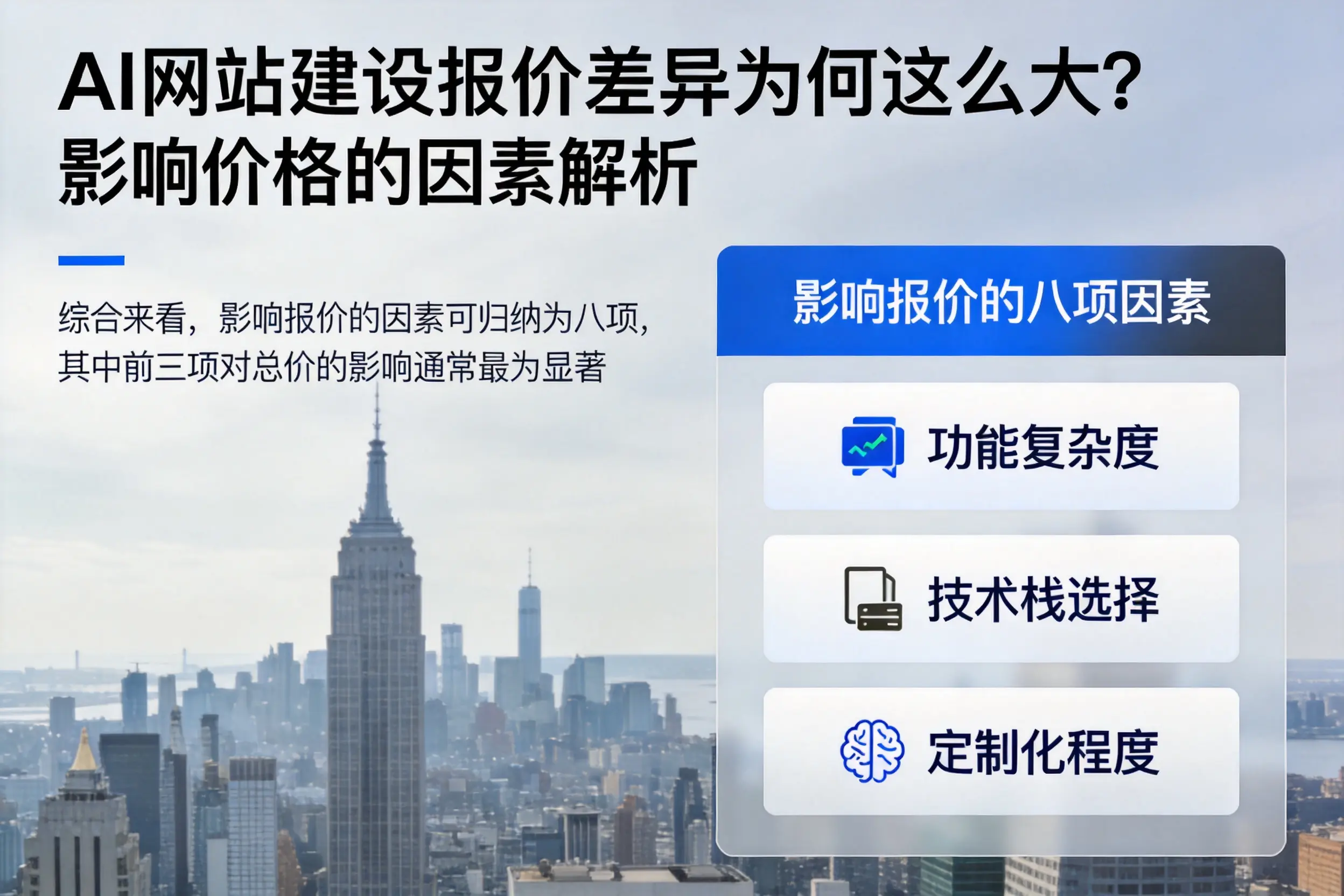 伊春AI网站建设报价差异为何这么大?影响价格的因素解析