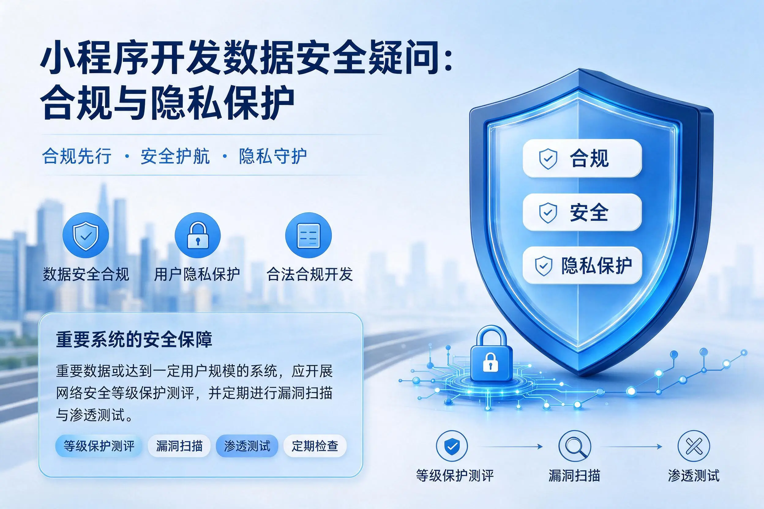 伊春小程序开发数据安全疑问:合规与隐私保护