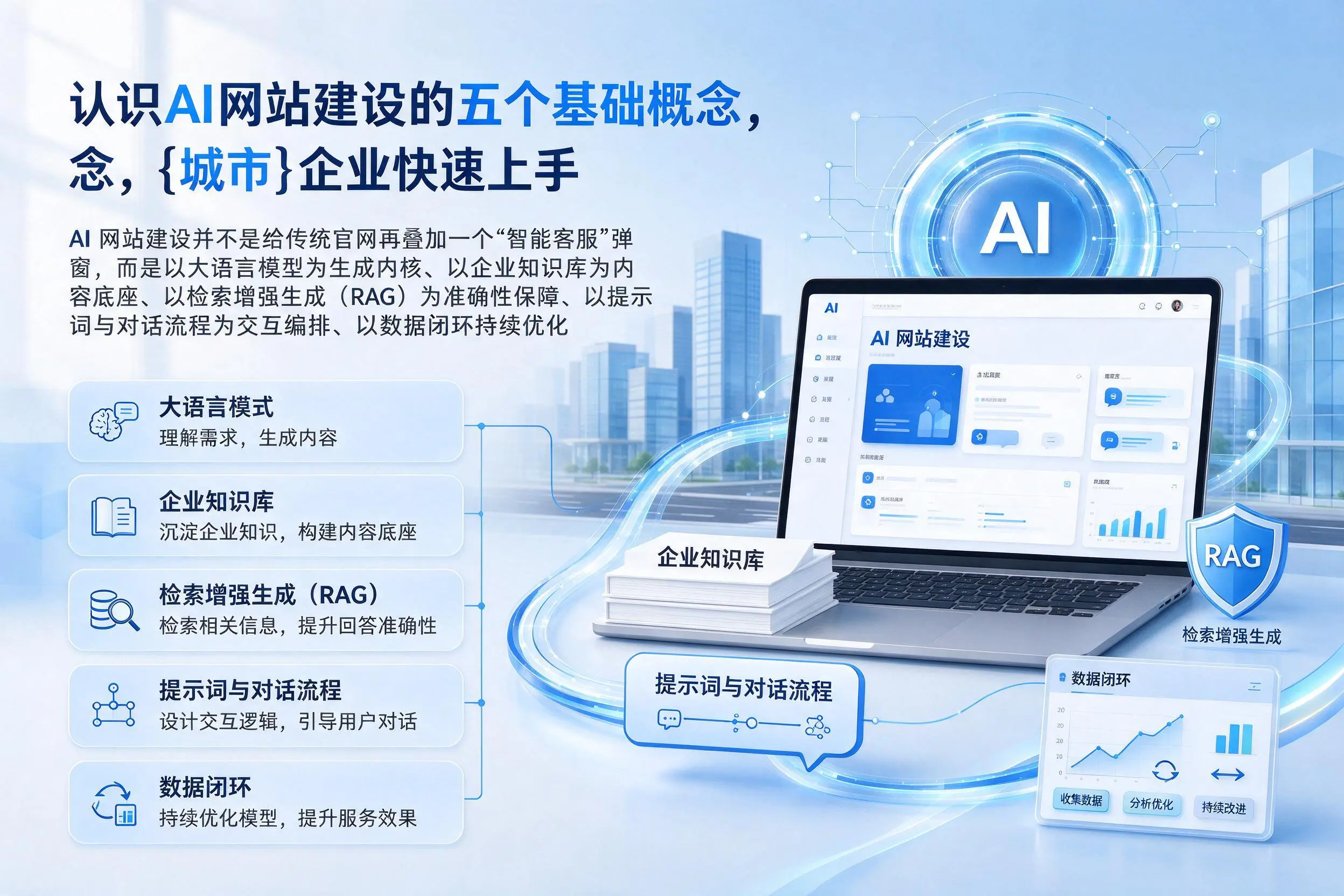 认识AI网站建设的五个基础概念，伊春企业快速上手